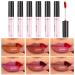 Katutude 6 Pack Peel Off Lipstick for Girls Waterproof Long Lasting Matte Liquid Waterproof Non-stick Lipstick for Girls Women