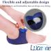 Heel Protectors for Plantar Fasciitis & Heel Pain Relief - Achilles Tendonitis Support Sleeves & Cushion Pads (Black) - Buy Online on GoSupps.com