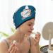 Hair Towel Wrap for Quick Drying | Towel Turban with Button | Perfect for Nurses & Doctors - Gnomes Design - Buy Online on GoSupps.com