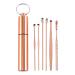 Lroxiy Ear Cleansing Tool Set Ear Pick Earwax Removal Kit Ear Curette Ear Wax Remover Tool with a Storage Box Rose Gold 01 Small