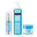 Neutrogena Hydro Boost Gift Set & Facial Care Set With Aqua Cleaning Gel Aqua Pearl Serum & Aqua Gel Face Care Set As Gift Set