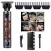 URBANWAZE Hair Clippers Men Beard Trimmer Electric Cordless USB Rechargeable Hair Trimmer Set Grooming Hair Cutting Kit with LCD Screen Professional Zero Gapped T-Blade Trimmer Shaver Gift for Men