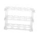 KOMBIUDA Fridge Eggs Holder Egg Grid Eggs Clear Plastic Containers Clear Plastic Tray Plastic Egg Holder Household Crisper Transparent 22.3X16.2X10.1CM