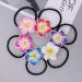 Buy 12pcs Colorful Plumeria Hair Ties | Hawaiian Hair Accessories | International Shipping Available - Buy Online on GoSupps.com