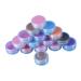 16pi ces Poudre De Pour Fard Paupi res Cosm tique Et Nail Art Pigment Paillet Pour Maquillage Artisanat Et Soir e Th me Lot De Couleurs Al atoires