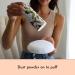 Large Powder Puff with Satin Carrying Bag | Super Soft Velour Puff for Loose Body Powder - Perfect for Travel & Herbs - Buy Online on GoSupps.com