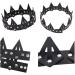 KIPETTO Leather Crown Unisex King Queen Gothic Crown for Halloween Masquerade Cosplay Wedding Birthday Party Costume - Buy Online on GoSupps.com