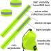 Reflective Vest Running Reflective Vest Straps Reflective Running Vest Women Cycling Bike Running Reflective Gear Bands Belt Green Vest + 4 Bands - Buy Online on GoSupps.com