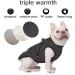 Shop Luowan Waterproof Dog Coat for French Bulldogs - Warm Vest with Dishes in Various Sizes (L Black) | Perfect Small Dog Jacket - Buy Online on GoSupps.com