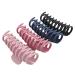 TODEROY 4PCS Large Hair Claw Clips for Woman Non-slip Matte Banana Clips Strong Hold jaw clip Hair Clamps for Thin Thick Hair pink+purple+navy blue+black