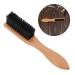 Minkissy Beard Brush - Beech Wood Handle & Wild Boar Bristle | Premium Mustache & Beard Comb for Men | Essential Grooming Tool - Buy Online on GoSupps.com