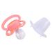LittleForBig Bigshield Generation-II Adult Pacifier Set - Pink & Lavender Monster Design - Buy Online on GoSupps.com