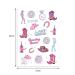 Crazy Night Last Rodeo Bachelorette Temporary Tattoos - 57 Glitter Styles | Cowgirl Party Decoration & Bridesmaid Gift - Buy Online on GoSupps.com