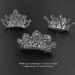 Princess Crystal Mini Tiaras Crown - Set of 3 Silver Tiara Crowns with Hair Comb | Women's Sparkly Headbands & Hair Accessories - Buy Online on GoSupps.com