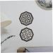 Alipis 2pcs Office Wooden Dining Three-dimensional Hollow Geometric for Modern Background Flower Home - Buy Online on GoSupps.com
