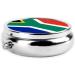 South Africa Flag Portable Metal Pill Box - Round Mini 3-Compartment Design for Small Pills Ideal for Travel - Buy Online on GoSupps.com