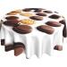 FRESQA Cookies Food Chocolate Chip Biscuits Round Tablecloth 60 NCH Waterproof Washable Kitchen Dining Room Round Tablecloth Cookies Food Chocolate Chip Biscuits One Size - Buy Online on GoSupps.com