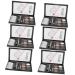 Didiseaon 6 Sets Eyebrow Powder Set Eyebrow Brush Long Lasting Eyebrow Powder Eyebrow Powder Tool Makeup Miss