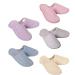 Zjone 5 pairs guest hand shoes set disposable universal size slippers high quality antlershlic hotels lip coral fleece hotel swimming lip for party guest slipper (5 pairs mixed) 44 1/3 EU 5 couples