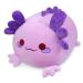 Soft Axolotl Plush Pillow Stuffed Axolotl Toy Kawaii Plush Animal Pillow Chubby Toys Adorable Plush Axolotl Doll Sofa Decorative Pillows for Kids Women Birthday Mother's Day(15.7 inch Purple) 15.7 inch Purple