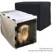EKDJKK 36-inch Black Dog Crate Cover | Easy Install 210D Oxford Cloth | Privacy Indoor/Outdoor Kennel Cage | Machine Washable - Buy Online on GoSupps.com