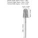 Stainless Steel Foot Nail Drill Bit - Pedicure Callus Sanding & Polishing Head - Buy Online on GoSupps.com