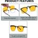 Buy Clip-On Blue Light Blocking Glasses for Large Prescription Frames - TS103-1 for Men & Women | International Shipping Available - Buy Online on GoSupps.com