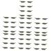 Angoily 28 Pairs False Eyelash Stickers Reusable Eyelash Decals Cat Eye Line Stickers Double Eyelid Tape Colored Eyeliners Eyeliner Sticker with Eyelashes Make up Beauty Products Plastic