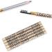 DRESSOOS 6 Pcs Long Lasting Eyebrow Pencils Eyebrow Makeup Pencil with Brow Brush Lead Pencils Brown Wooden - Buy Online on GoSupps.com