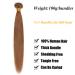 Buy SEGO 100% Brazilian Human Hair Bundles - Straight Virgin Weave Extensions - Chestnut Brown 8 - Buy Online on GoSupps.com