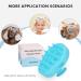 FREATECCH CHAUT Massage Brush - Wet & Dry Silicone Shampoo Hair Brush for Scalp Peeling Head Massage Dandruff Control & Hair Growth | Light Blue - Buy Online on GoSupps.com