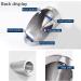 Universal Washout Urinal Bathroom Toilet Touchless Automatic Sensor Urinal Wall Mounted Sensor Toilet Flush Kit Stainless Steel Urinal Funnel Toilet Accessory for Home (A) - Buy Online on GoSupps.com