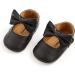 Baby Girls First Walking Shoes Mary Jane PU Leather Anti-Slip Princess Shoes 0-6 Months - Black - Buy Online on GoSupps.com