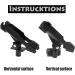 Premium Croch Rod Holder for Boat & Kayak - 2 Adjustable Fishing Rod Holders 360 Rotatable Stable & Durable - Buy Online on GoSupps.com