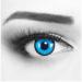 Buy Meralens Colored Contact Lenses - Fun Blue Cosplay & Halloween - Free Lens Case | 0.0 Diopters 14mm - Buy Online on GoSupps.com