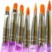 Mautacly 7Pcs Acrylic Nail Art Pen Tips UV Painting Brush with Drill Pen and Brush - Buy Online on GoSupps.com