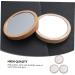Minkissy 6-Piece Rustic Makeup Mirror Set with Wooden Frame - Portable, Compact, Handheld Vanity Mirrors for Women - Ideal for Travel and Gifts - Buy Online on GoSupps.com