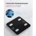 FITINDEX Bluetooth Body Fat Scale - Smart BMI & Body Composition Monitor with App - Black - Buy Online on GoSupps.com