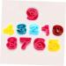 Alipis 10pcs Silicone Molds Silicone Baking Mold Number Molds Number Fondant Mold 10 Piece Set Fudge - Buy Online on GoSupps.com