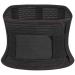 Four seasons breathable multifunctional lumbar support for men and women self-heated warm hot compress suitable waist/abdominal support (black l) black L