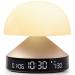 Lexon mina sunrise alarm clock - including alarm light and sunset simulation - wireless and rechargeable - soft gold 11cm gold