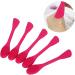 Qukaim Facial Mask Brushes Silicone Face Cleaning Brush with Mix Mask Stick 2 Heads Facial Mask Brushes DIY Skin-Care Tool Rose Red - Buy Online on GoSupps.com