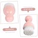 Ipetboom 1pc Cleansing Brush Mineral Powder Foundation Face Skin Brush Portable Makeup Brush Blackhead Scrubber Brush Handheld Facial Brush The Face Pink Plastic Abs Washbasin - Buy Online on GoSupps.com