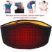 5W USB Heat Belt for Back Pain Relief - Velvet Fabric Heating Pad | Comfortable & Portable Lower Back Support - Buy Online on GoSupps.com