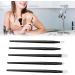 Makeup Brush Set Portable Handle 5 Pieces Silicone Brushes for Eye Shadow Lip Eyebrows Eyeliner Easy Applying Lightweight and Compact - Buy Online on GoSupps.com
