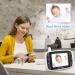 HelloBaby Video Baby Monitor with Remote Camera, Pan-Tilt-Zoom, 3.2'' Color LCD, Night Vision, Temperature Display - Black - Buy Online on GoSupps.com