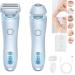Gleam Pro 3.0 Shaver for Women by Women Gleam Pro 3.0 Shaver Crystal Silky Smooth Shaver 3.0 Pro Ipx7 Waterproof The Cozy Luna Shaver Suitable for Sensitive Areas (Blue)