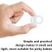MAM Silicone Dummy Clip Adapter - 2 Pink & White Soother Clips for Baby Girls - Buy Online on GoSupps.com