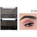 Adjustable Instant Eyebrow Stamp 3D Waterproof brow Powder Stamper Brush Kit Reusable Eyebrow Shaping Stencil Create Delicate Brow Shape Effortlessly /550 (Color : Khakis+Dark Coffee) - Buy Online on GoSupps.com