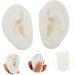 4 Pairs Artificial Silicone Ear Models for Studs Realistic Ear Molds for Jewelry Display - Buy Online on GoSupps.com